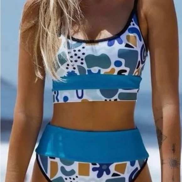 Beach Riot Abstract Bikini - Picture 2 of 8